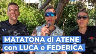 Maratona di Atene con Luca e Federica [upl. by Gadmann]