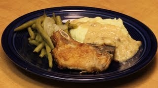 Classic Fried Pork Chops with Gravy with Michaels Home Cooking [upl. by Idnahk]