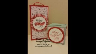 StampinUp Poppin Box Card PART 1 [upl. by Courtland]