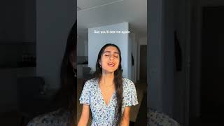 Wildest Dreams Cover  part 2 taylorswift singing singer wildestdreams cover shorts viral [upl. by Verna832]