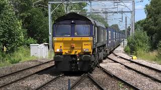 Trains at Barnt Green 070723 [upl. by Hgielah]