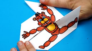 SATISFYING FIVE NIGHTS AT FREDDYS Arts and Paper Crafts for FANS [upl. by Anicart911]