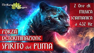 Musica Sciamanica 432 Hz Spirito del Puma  Forza Determinazione Indipendenza  Tamburo Sciamanico [upl. by Niwdog583]