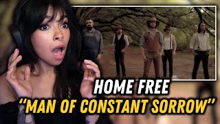 JUSTWOW  Home Free  Man of Constant Sorrow  FIRST TIME REACTION [upl. by Hpsoj]