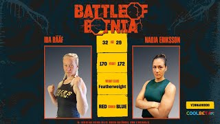 Battle of Botnia 9 Ida Rääf vs Nadja Eriksson [upl. by Burke]