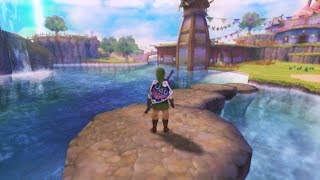 Skyward Sword Ishiiruka  Skyloft and Flying Day and Night [upl. by Quenna]