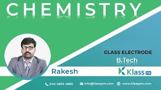 Glass electrode Unit3  Engineering Chemistry  Btech Tutorials  KlassPM [upl. by Clapper741]