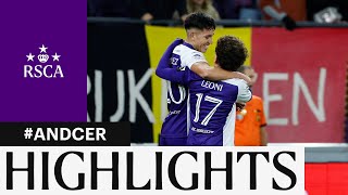 Highlights RSC Anderlecht  Cercle Brugge  20232024 [upl. by Yeslek]