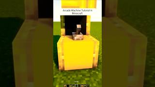 Arcade Machine Tutorial In Minecraft shorts india minecraft [upl. by Ariamoy63]