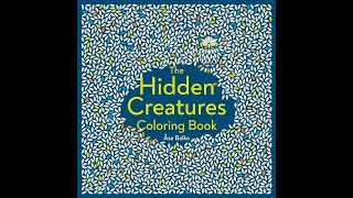 Flip Through The Hidden Creatures Coloring Book [upl. by Eusoj]