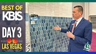 Best of KBIS 2023  Day Three  Surfaces Daltile Moen and James Martin Vanities [upl. by Ennylhsa]