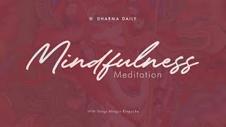 Mindfulness Meditation  30 minutes Yongey Mingyur Rinpoche recording  edited [upl. by Farrar]