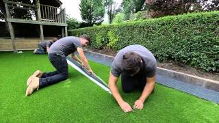 How to install artificial grass [upl. by Zulaledairam]