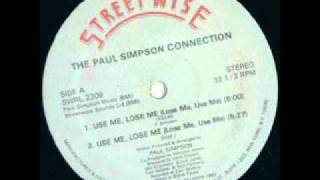 Paul Simpson Connection  Use MeLose Me  Instrumental 1983 [upl. by Sturrock]