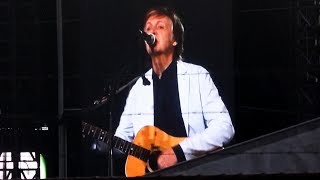 Paul McCartney  Its So Easy Rehearsal at nib Stadium Perth  01122017 [upl. by Kcirded]