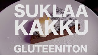 Gluteeniton suklaakakkuresepti  IHAN HERLEVIN HYVÄÄ [upl. by Yatnuahc]