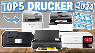 Top 5 MULTIFUNKTIONSDRUCKER 2024  Die Besten Drucker Scanner Kopierer im Vergleich [upl. by Pilif]