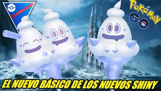 EL NUEVO BÁSICO SPAMMER de VANILLUXE y VANILLISH XL SHINY en LIGA SUPER  GBL  Pokémon Go PvP [upl. by Florella679]