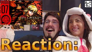 Hellsing Ultimate Abridged Ep7 Reaction AirierReacts [upl. by Alaunnoif]