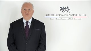 François Asselineau présente lUPR Union Populaire Républicaine [upl. by Eelrihs40]