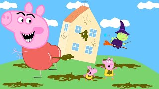 What Happened To Peppa On The Mountain Peppa Pig Funny Animation [upl. by Harbert]