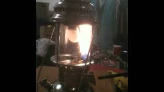 How to Light a Pressurized Kerosene Lantern Method 1 [upl. by Ikilisav810]