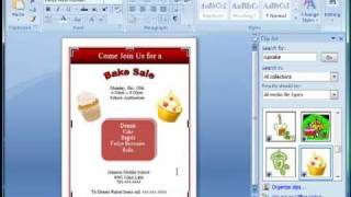 How to Make a Flyer using Microsoft Word [upl. by Ahsed779]