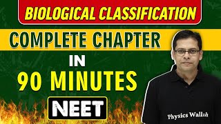 BIOLOGICAL CLASSIFICATION in 90 minutes  Complete Chapter for NEET [upl. by Aihsinyt]