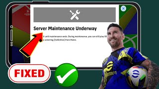 Como consertar quotManutenção do servidor em andamentoquot no eFootball 2025 [upl. by Elesig775]