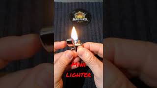 Mini encendedor de gasolina mini lighter of gasoline 🪔 shorts edc lighter firekit [upl. by Punak]