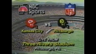 1981 Week 1  Chiefs vs Steelers [upl. by Washington]