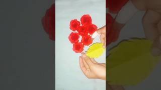 Beautiful and easy paper flower craftshortdiyflowers [upl. by Rovaert642]