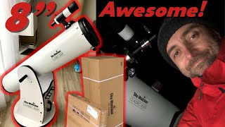 Telescope SkyWatcher Classic 200p 8quot Dobsonian  Unboxing amp Assembly [upl. by Aziul296]