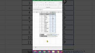 Belajar Menghitung Jumlah Laki laki dan Perempuan Pada Microsoft Excel tutorial belajarmicrosoft [upl. by Felder307]