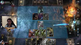 New Saskia Schirru Control  Gwent Pro Rank Gameplay [upl. by Nonnag]