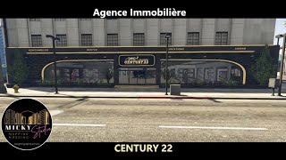 FIVEM MLO Century 22  MAPPING GTA5 Agence immobilière  real estate [upl. by Bahe]