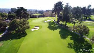 Pasatiempo Golf Club  drone aerial video  Pasatiempo  Hole01 [upl. by Enrobialc]