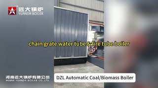 Chain Grate Boiler System DZL Biomass Coal Hot Water Heater Boiler DZL Biomass Coal Steam Boiler [upl. by Peckham]