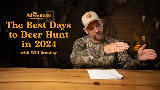 Best Days to Deer Hunt in 2024  5 Date Ranges to Deer Hunt  The Advantage [upl. by Neelrac66]