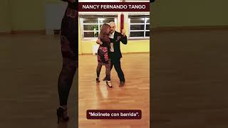 Tango  quotMolinete con barridaquot  Nancy Fernando Tango [upl. by Walrath]