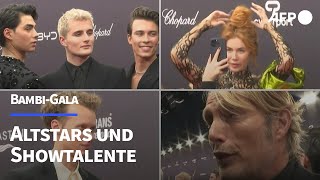 Altstars und junge Showtalente bei der BambiVerleihung  AFP [upl. by Lletram]