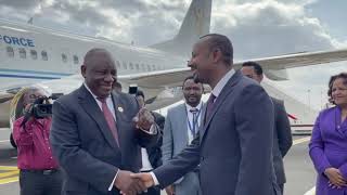 President Cyril Ramaphosa concludes his working visit to the 37th AU Summit in Ethiopia [upl. by Methuselah654]