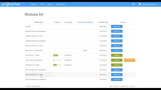 Procertas LTA and BOTA Assessment Tools Demo [upl. by Nit]