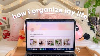 how i organize my life notion tour  free template [upl. by Sherburne672]