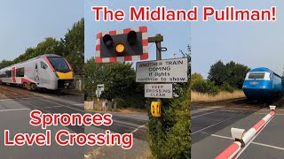 The Midland Pullman HST New Alarms Spronces Level Crossing Norfolk [upl. by Najtsirk950]