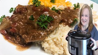 How to make Crock Pot Cubed Steak and Gravy [upl. by Hamford]