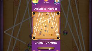 All Shots Indirectly Pot  Carrom Pool  Jamot Gaming Shorts [upl. by Kevin]