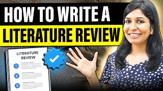 How to write a Literature Review  With AI TOOLS 🔥  Stepbystep explained [upl. by Depoliti]