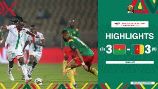 Burkina Faso 🆚 Cameroon Highlights  TotalEnergiesAFCON2021 3rd Place [upl. by Barmen]