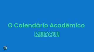 Tutorial Calendário acadêmico [upl. by Aelrac]